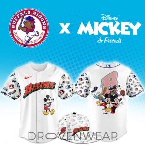 Buffalo Bisons Mickey Mouse Theme Night Baseball Jersey