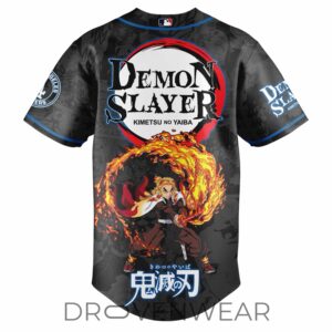 Rengoku Kyojuro Demon Slayer Los Angeles Anime Baseball Jersey 3.jpg