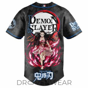 Nezuko Kamado Demon Slayer Los Angeles Anime Baseball Jersey 3.jpg