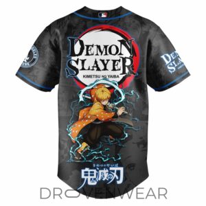 Zenitsu Agatsuma Demon Slayer Los Angeles Anime Baseball Jersey 3.jpg