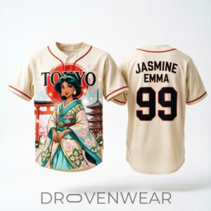 Princess Jasmine x Tokyo Princess Baseball Jersey