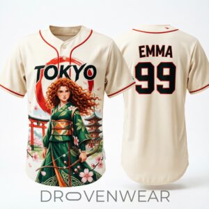 Moana x Tokyo Princess Baseball Jersey Emma #99