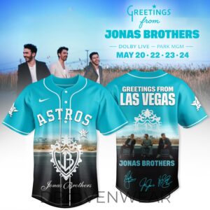 Houston Astros MLB x Jonas Brothers – Greetings From Las Vegas 2026 Limited Jersey