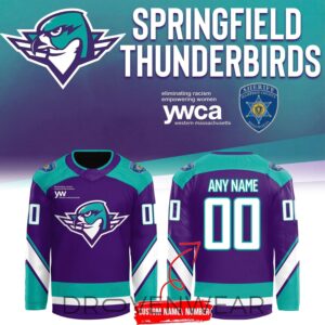 Springfield Thunderbirds 2026 Purple Warm-up Jersey