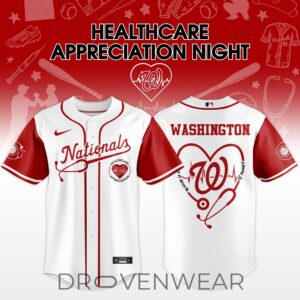 Washington Nationals Healthcare Appreciation Night 2026 Limited Edition Jersey