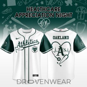 Oakland Athletics Healthcare Appreciation Night 2026 Limited Edition Jersey
