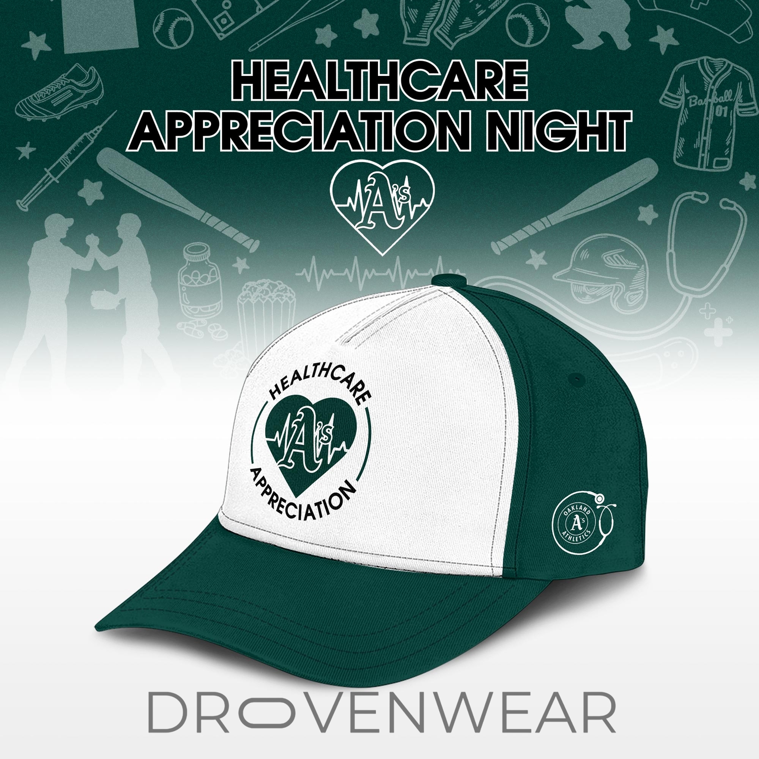 Oakland Athletics Healthcare Appreciation Night 2026 Limited Edition Jersey Oakland Athletics Healthcare Appreciation Night 2026 Limited Edition Jersey