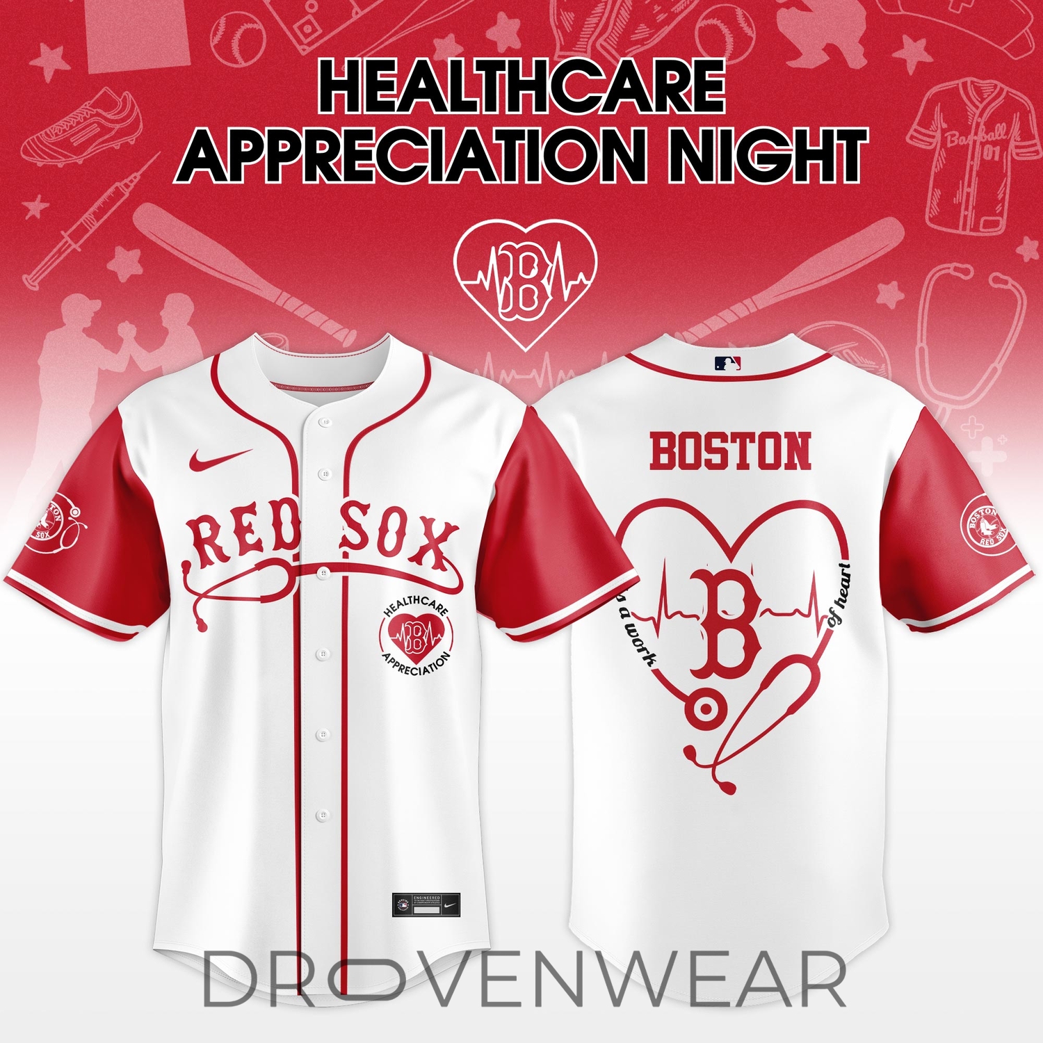 Boston Red Sox Healthcare Appreciation Night 2026 Limited Edition Jersey Boston Red Sox Healthcare Appreciation Night 2026 Limited Edition Jersey