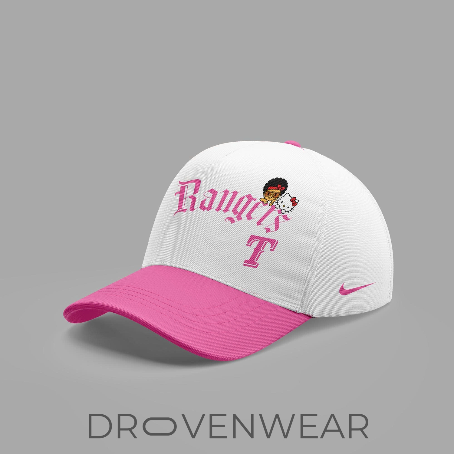 Texas Rangers x BRUNO MARS x HELLO KITTY Pink Jersey | Jogger | Cap Texas Rangers x BRUNO MARS x HELLO KITTY Pink Jersey | Jogger | Cap