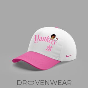 New York Yankees x BRUNO MARS x HELLO KITTY Pink Jersey Jogger Cap 3.jpg