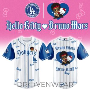 Los Angeles Dodgers x BRUNO MARS x HELLO KITTY Blue Jersey | Jogger | Cap