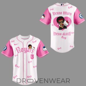 Kansas City Royals x BRUNO MARS x HELLO KITTY Pink Jersey | Jogger | Cap 1 Kansas City Royals x BRUNO MARS x HELLO KITTY Pink Jersey Jogger Cap 2.jpg