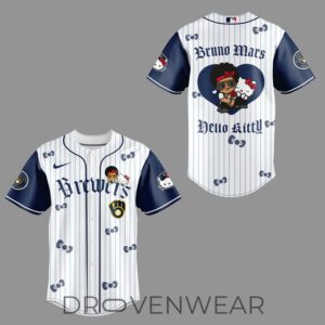 Milwaukee Brewers x BRUNO MARS x HELLO KITTY Blue Jersey Jogger Cap 2.jpg