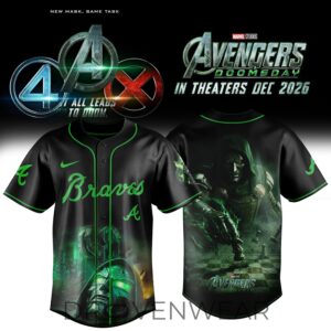 Atlanta Braves MLB x Avengers Doomsday 2026 Doctor Doom Limited Jersey