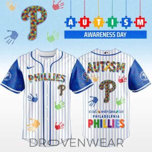 Philadelphia Phillies Autism Awareness 2026 Limited Edition Jersey