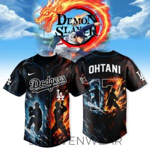 Los Angeles Dodgers MLB Shohei Ohtani x Demon Slayer 2026 New Jersey