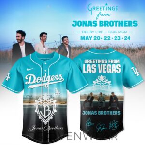 Los Angeles Dodgers MLB x Jonas Brothers – Greetings From Las Vegas 2026 Limited Jersey