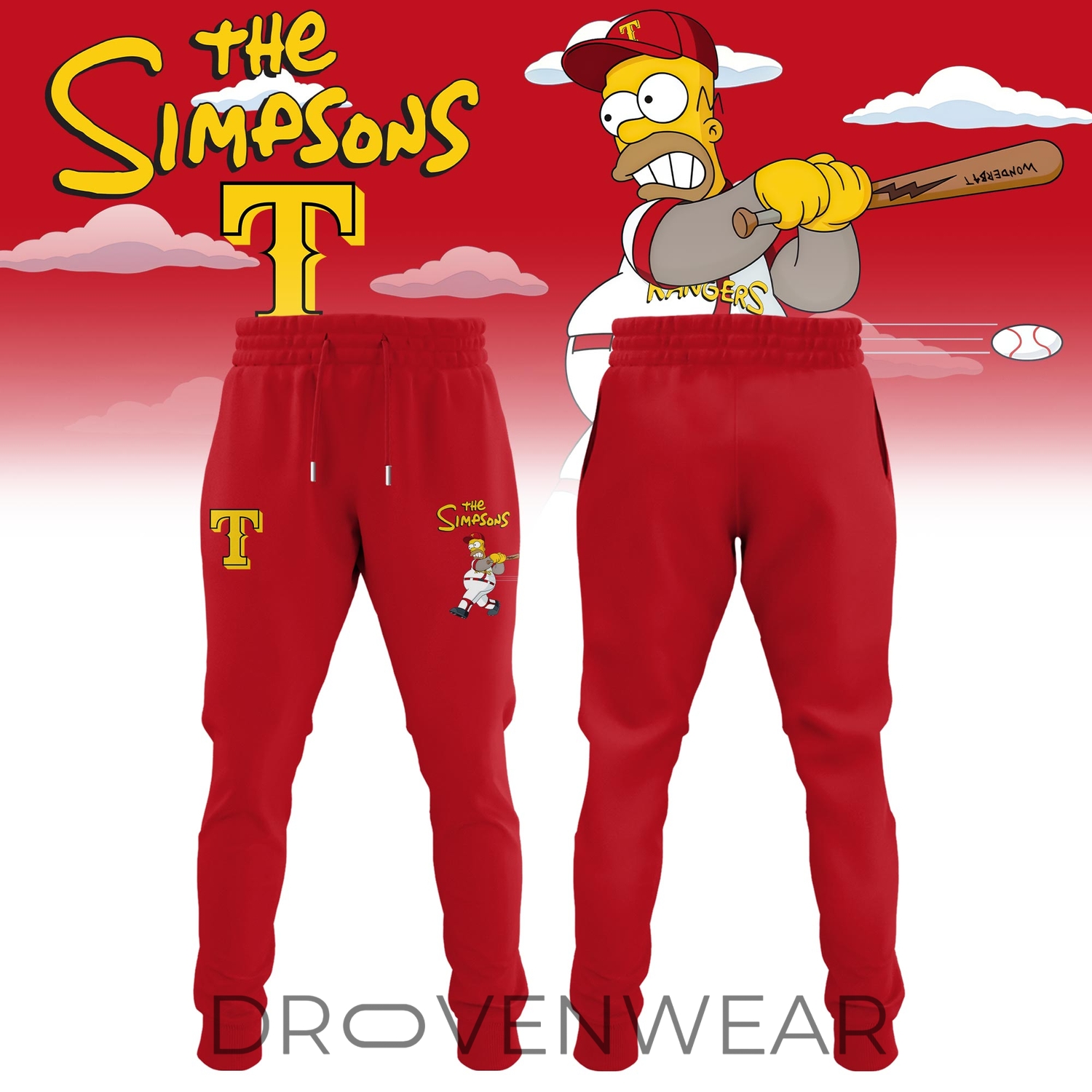 Texas Rangers x The Simpsons 2026 Limited Edition Jersey Texas Rangers x The Simpsons 2026 Limited Edition Jersey