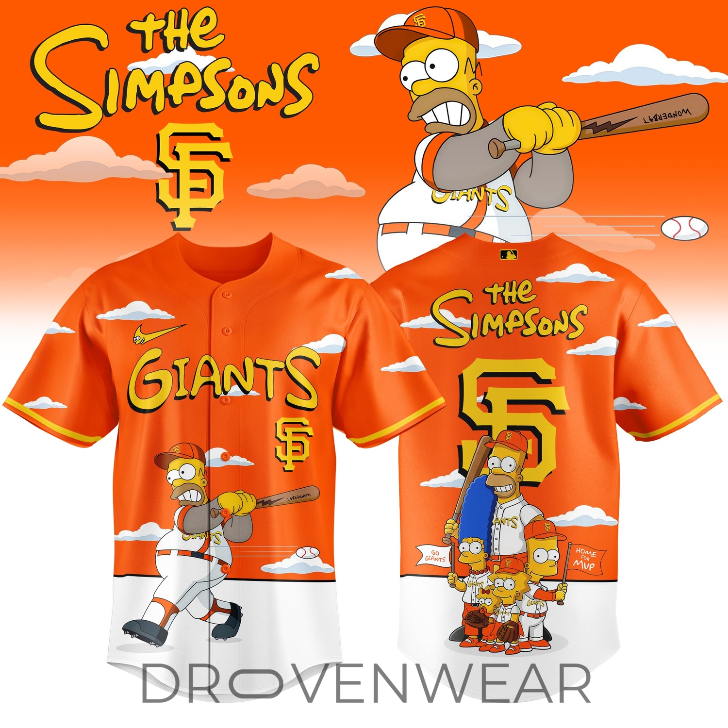 San Francisco Giants x The Simpsons 2026 Limited Edition Jersey San Francisco Giants x The Simpsons 2026 Limited Edition Jersey