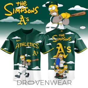 Oakland Athletics x The Simpsons 2026 Limited Edition Jersey