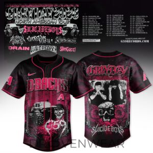 Arizona Diamondbacks MLB x GREYDAY 2026 Pink Chaos Edition Jersey