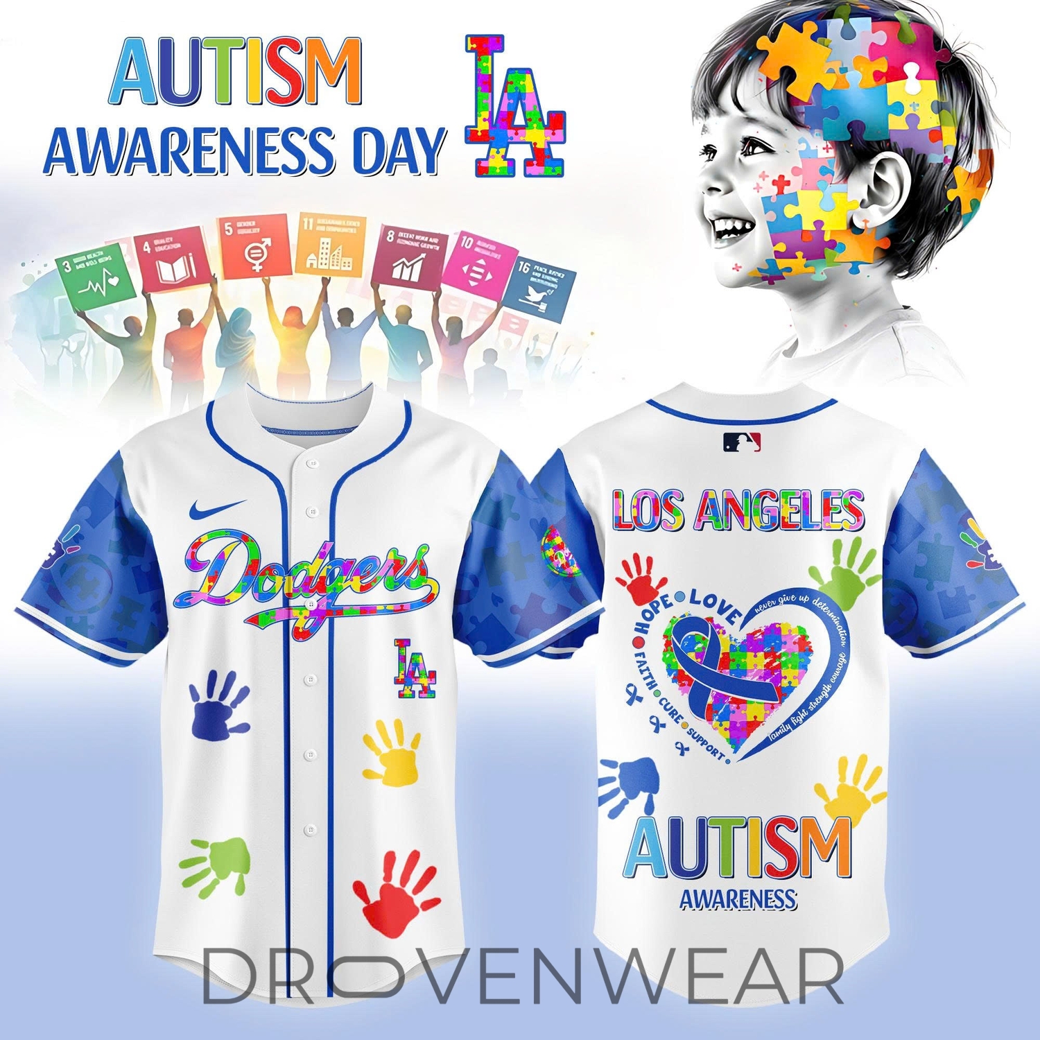 Los Angeles Dodgers x Autism Awareness 2026 Limited Edition Jersey Los Angeles Dodgers x Autism Awareness 2026 Limited Edition Jersey