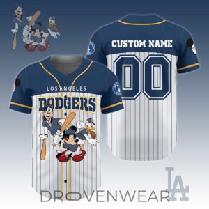 Los Angeles Dodgers Baseball Jersey – Custom Name Number, Adorable Fan Gift