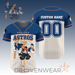 Houston Astros Baseball Jersey – Custom Name Number, Adorable Fan Gift