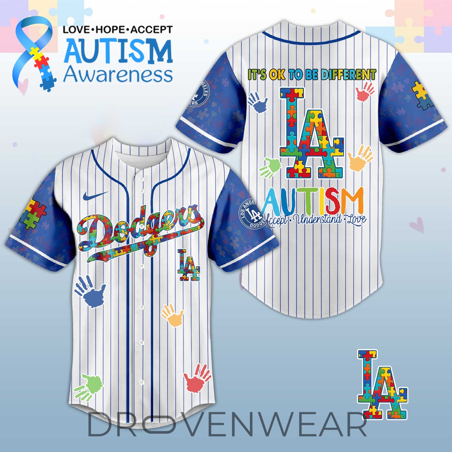 Los Angeles Dodgers Autism Awareness 2026 Limited Editions Jersey Los Angeles Dodgers Autism Awareness 2026 Limited Editions Jersey