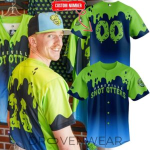 Asheville Tourists x Asheville Snot Otters 2026 Exclusive Baseball Jersey Limited Release