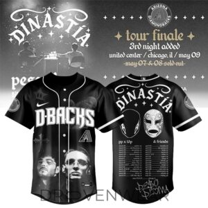 Arizona Diamondbacks x Dinastía Tour 2026 Limited Baseball Jersey