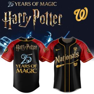 Washington Nationals Harry Potter 25 Years Of Magic Game Night 2026 Special Edition Jersey Version 2