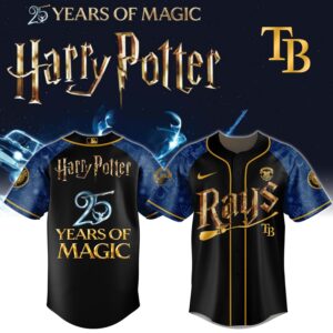 Tampa Bay Rays Harry Potter 25 Years Of Magic Game Night 2026 Special Edition Jersey Version 2