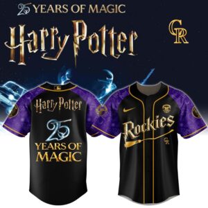 Colorado Rockies Harry Potter 25 Years Of Magic Game Night 2026 Special Edition Jersey Version 2