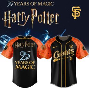 San Francisco Giants Harry Potter 25 Years Of Magic Game Night 2026 Special Edition Jersey Version 2