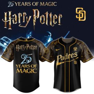 San Diego Padres Harry Potter 25 Years Of Magic Game Night 2026 Special Edition Jersey Version 2