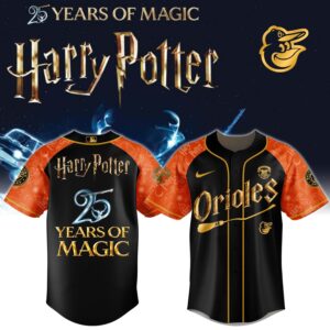 Baltimore Orioles Harry Potter 25 Years Of Magic Game Night 2026 Special Edition Jersey Version 2