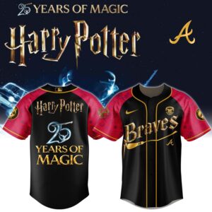 Atlanta Braves Harry Potter 25 Years Of Magic Game Night 2026 Special Edition Jersey Version 2