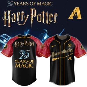 Arizona Diamondbacks Harry Potter 25 Years Of Magic Game Night 2026 Special Edition Jersey Version 2