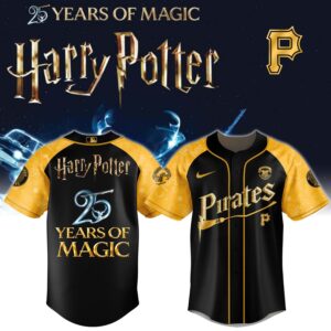 Pittsburgh Pirates Harry Potter 25 Years Of Magic Game Night 2026 Special Edition Jersey Version 2