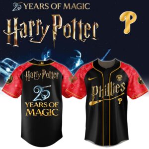 Philadelphia Phillies Harry Potter 25 Years Of Magic Game Night 2026 Special Edition Jersey Version 2