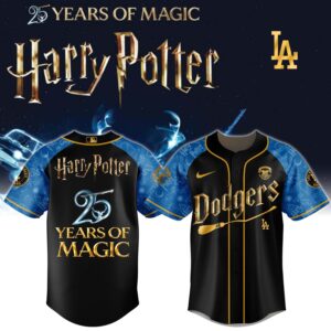 Los Angeles Dodgers Harry Potter 25 Years Of Magic Game Night 2026 Special Edition Jersey Version 2