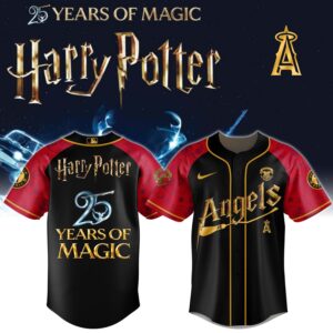 Los Angeles Angels Harry Potter 25 Years Of Magic Game Night 2026 Special Edition Jersey Version 2
