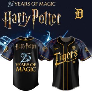 Detroit Tigers Harry Potter 25 Years Of Magic Game Night 2026 Special Edition Jersey Version 2