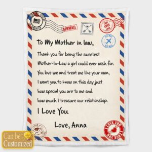 I’M GRATEFUL FOR EVERY PART OF YOU PERSONALIZED BLANKET