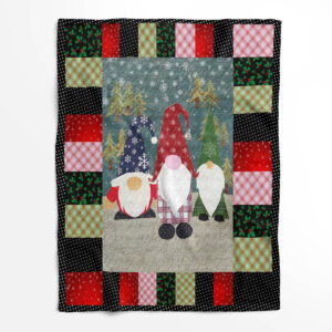 CHRISTMAS GNOME BLANKET PERSONALIZED BLANKET