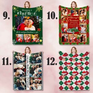 Custom Christmas Blanket with Face, Personalized Blanket Funny Design with Photos, Gift for Famiyl/Friend/Boyfriend, Christmas Gift 6 il fullxfull.5430374413 5xvu.jpg