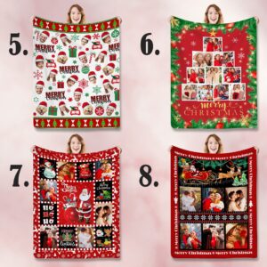 Custom Christmas Blanket with Face, Personalized Blanket Funny Design with Photos, Gift for Famiyl/Friend/Boyfriend, Christmas Gift 7 il fullxfull.5430374463 iuwl.jpg