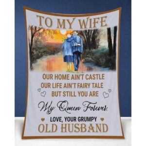 To My Wife – From Husband – Couple blanket — Premium Blanket