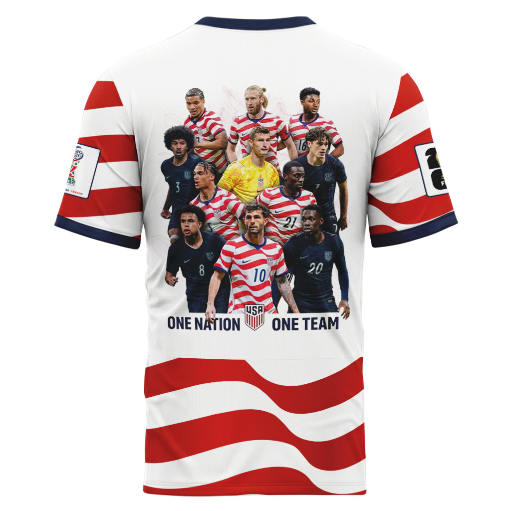 USA One Nation One Team World Cup 2026 AOP T-Shirt USA One Nation One Team World Cup 2026 AOP T-Shirt